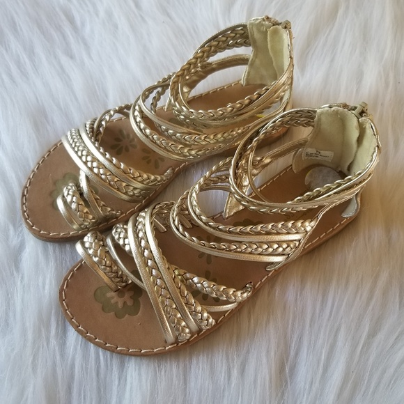 seychelles gold sandals